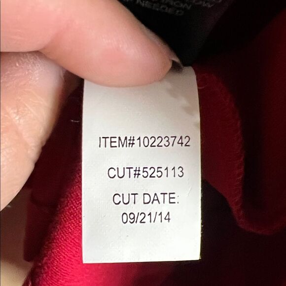 Torrid Women’s Size 2 Red Faux Zipper Moto Open Front Blazer Jacket - Picture 5 of 6